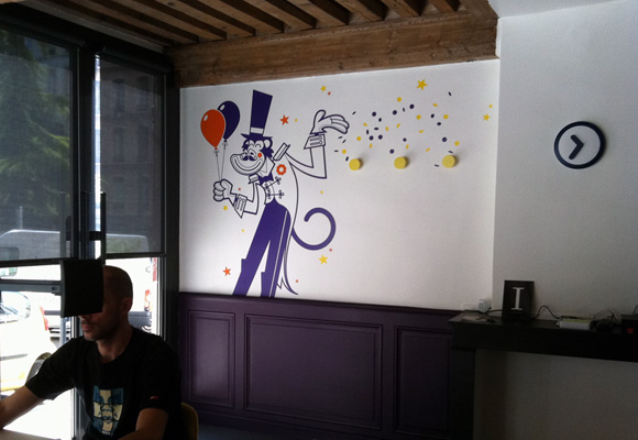 ringmaster giant wall decal