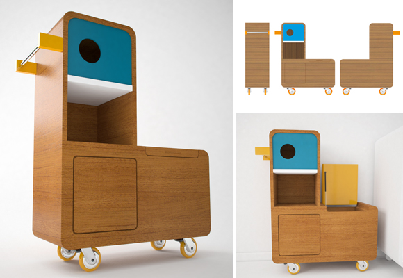 © E-GLUE // duck kids furniture - 3D rendering : Vincent Salasombath