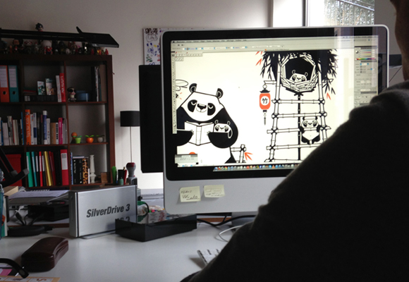 panda kids wall decals