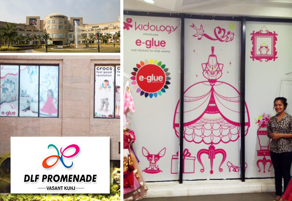 e-glue in India at DLF Promenade Mall