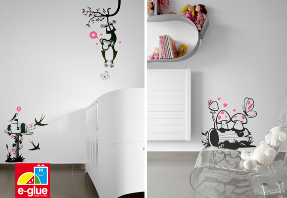 e-glue children wall decals & baby wall stickers