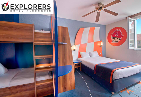 dormitorio del Explorers hotels @ Disneyland Paris