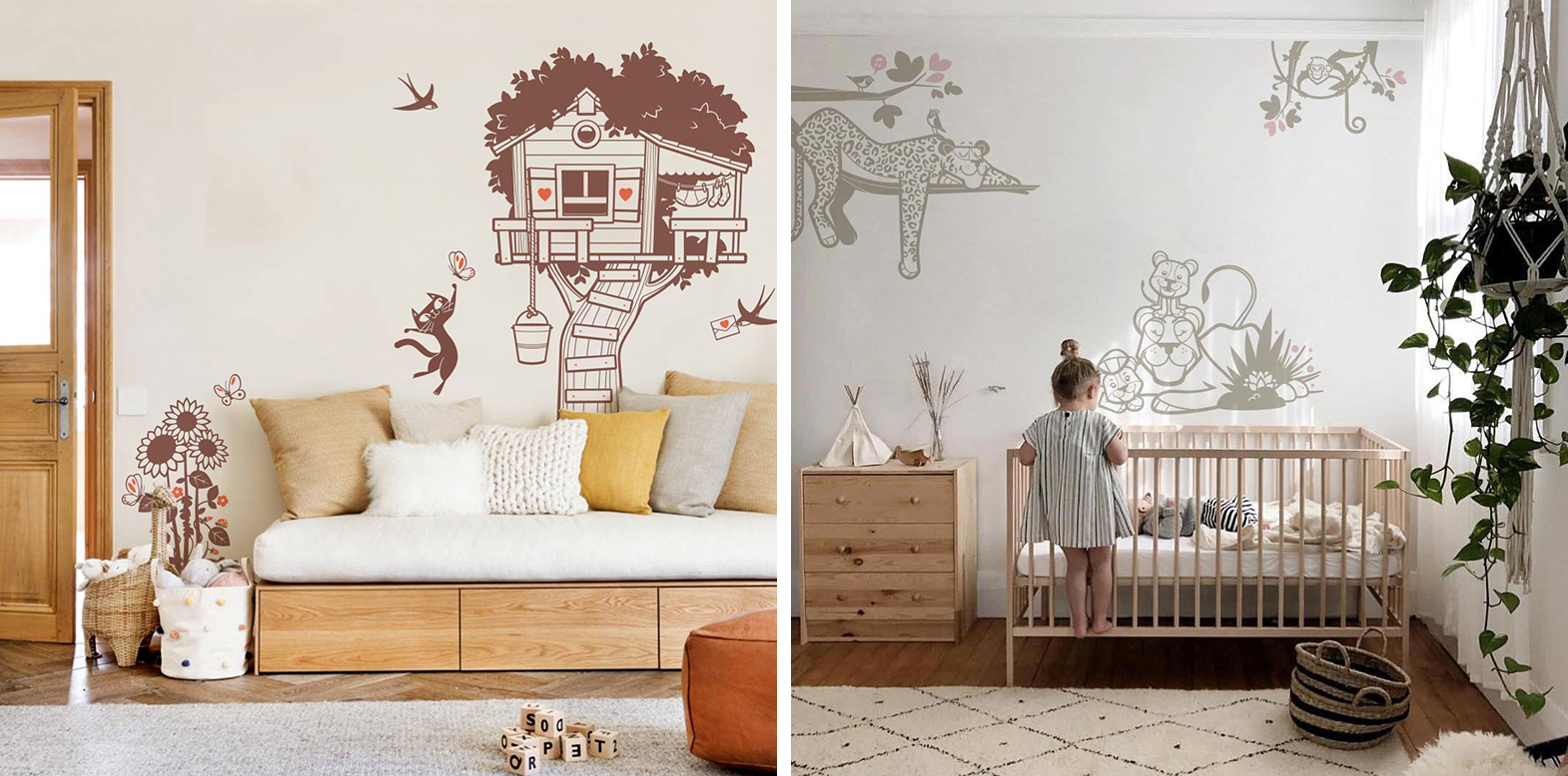 girls room wall stickers by E-Glue