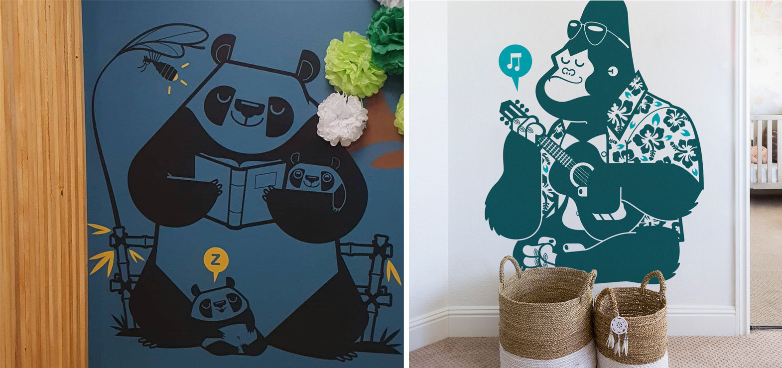 original and custom wall decals for kids by E-Glue