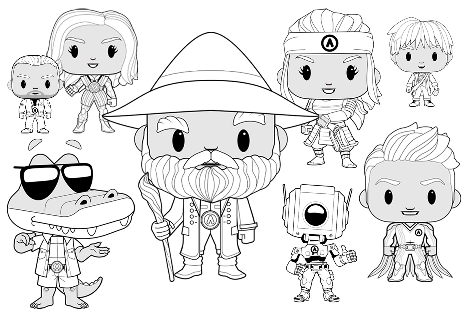 Création de personnages, Character Design par E-Glue Studio