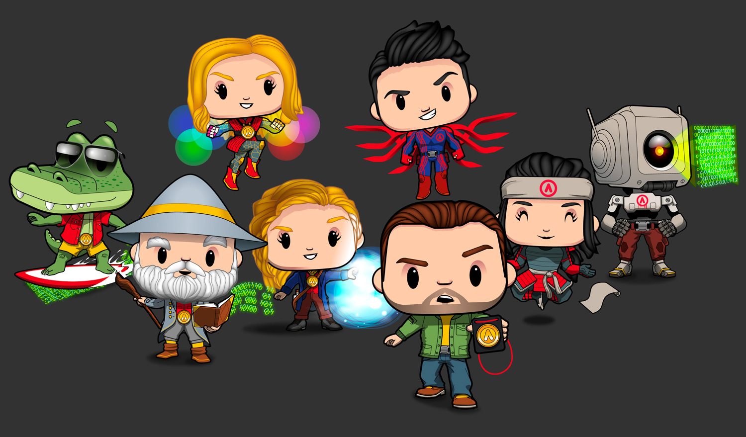 Création de personnages, Character Design par E-Glue Studio
