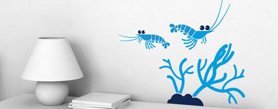 stickers enfant fonds marins