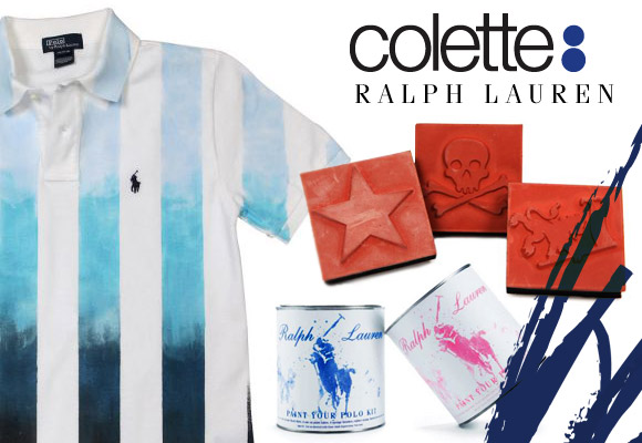 COLETTE & RALPH LAUREN // "paint your polo" kit