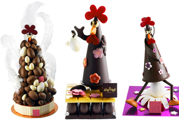 LE NÔTRE // stylish easter chocolate hens