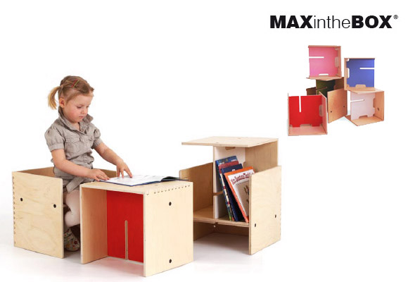 MAX in the BOX by PERLUDI // furniture pieces for kids