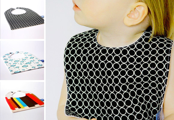 BOOPALINA + BEBE // eco modern bibs