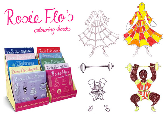 rosie flo's ROSIE FLO'S // original colouring books for kids