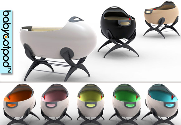 BABYCOTPOD by SHAUN MILBURN // modern carrycots