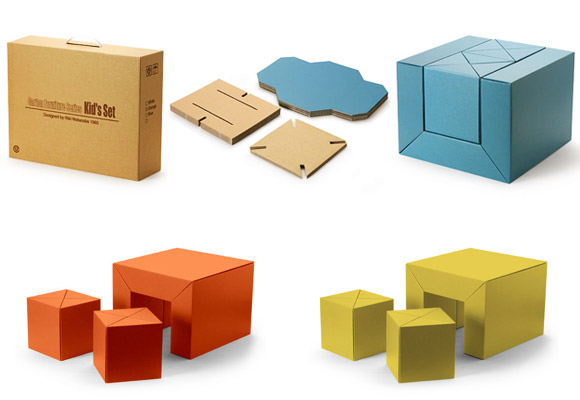 kids-set TOKYON METROPOLITAN GALLERY // carton furniture series for kids