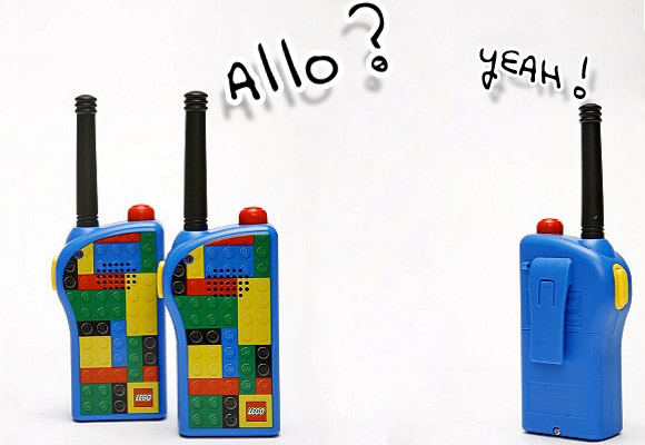 walkie-talkie URBAN OUTFITTERS // lego walkie talkies