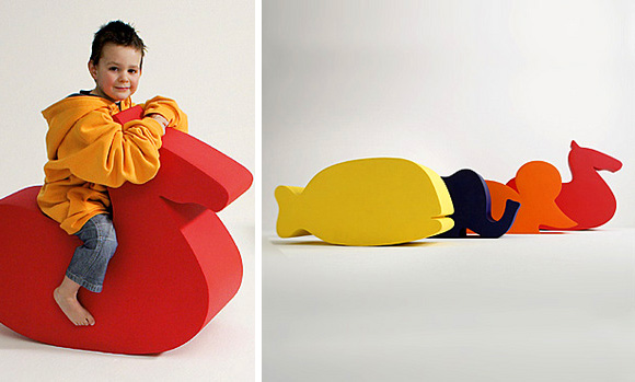 VERTIJET for ELMAR FLÖTOTTO // giant polyether foam toys for kids