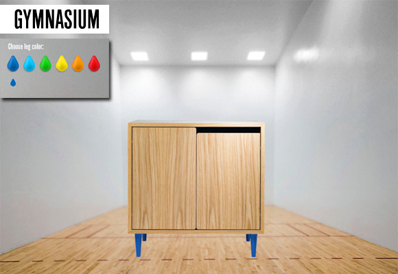 SOREN ROSE // gymnasium furniture - oak edition