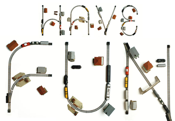 BUREAU BRUNEAU // train set typography