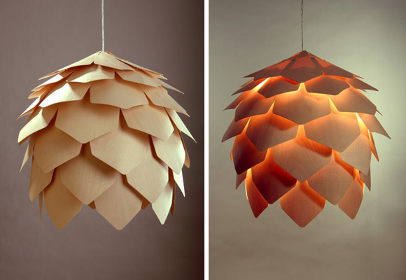 PAVEL EEKRA // crimea pinecone lamp