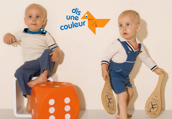 DIS UNE COULEUR // retro style clothing brand for kids