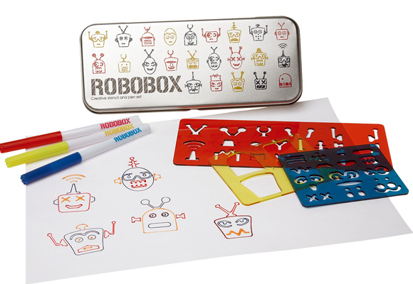 ROBOBOX // set of 3 stencils for designing our own robots