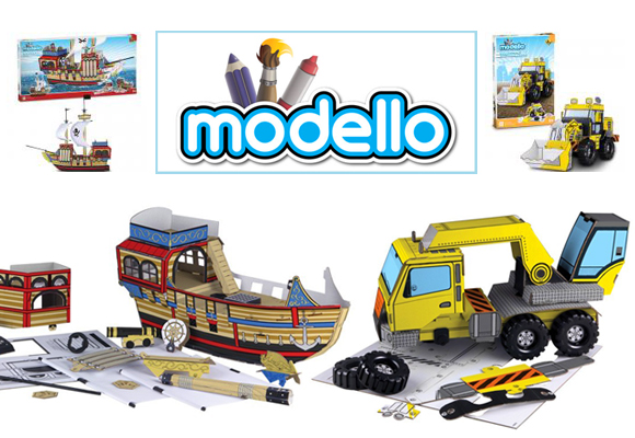 MODELLO // front loader & pirate island models