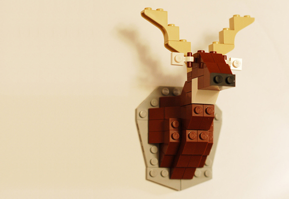 DAVID COLE // taxidermy deer lego kit