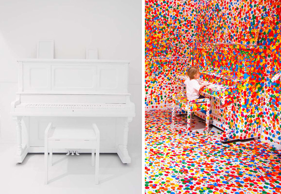 YAYOI KUSAMA // the obliteration room by kids