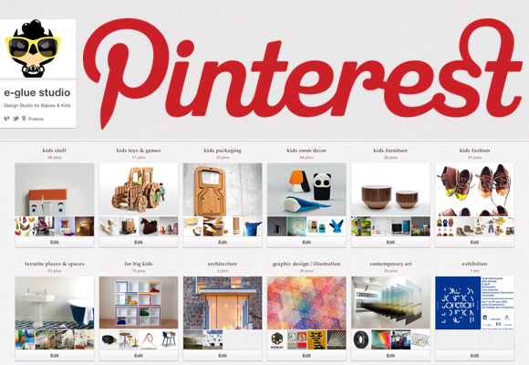 e-glue's pinterest