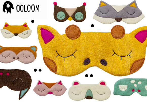 Cute animal sleeping masks for kids by Ööloom