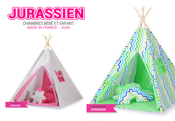 Collection de Tipi Enfants par Le Jurassien