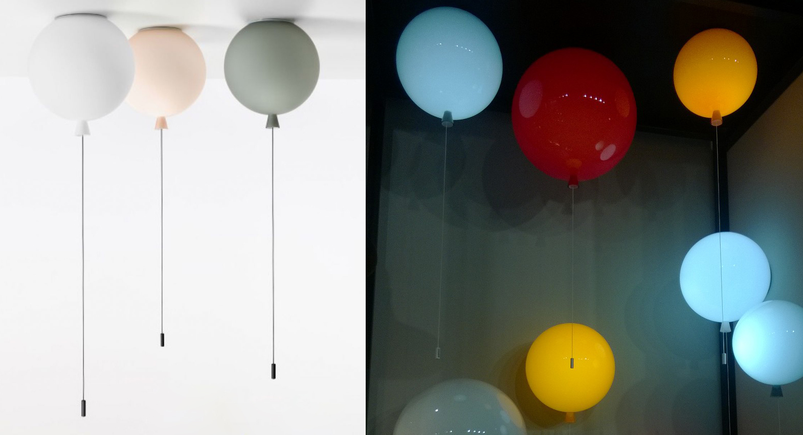 Ballon Memory lamp for nursery or kids room by Boris Klimek